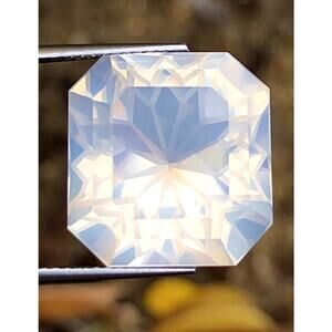 Extraordinary 15 Carat Asscher Flower Cut  Moonstone!!
